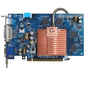 б/у Видеокарта PCI-E 128Mb GeForce Fx7600Gt GigaByte