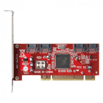 б/у контроллер PCI 4xSATA Silicon Image Sil3114CT176 MA-SL3114