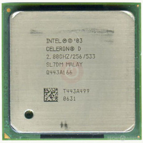 процессор сокет 478 Intel Celeron-D 2,8/256/533 SL7DM