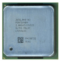 б/у процессор сокет 478 Intel Pentium-4 2,8/1/533 SL7DS