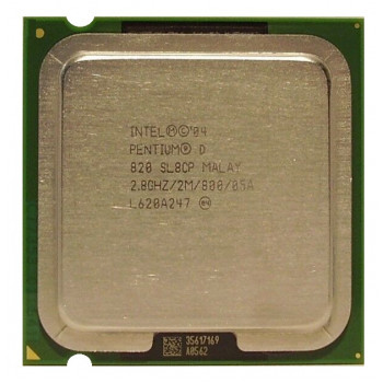 б/у процессор сокет 775 Intel Pentium-D (820) 2,8/2/800 SL8CP