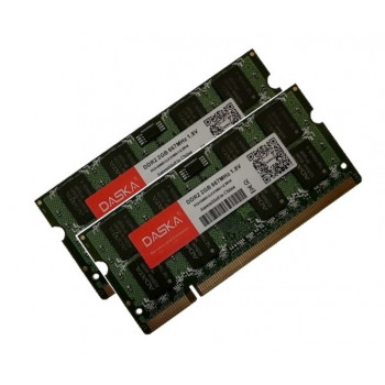 ОЗУ So-Dimm 4Gb PC2-5300, DDR2-667 DasKa CL5 21063-1-Z 2Rx8 (Kit 2x2Gb) 