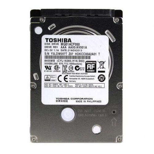 Винчестер 2,5" 500Гб SATA Toshiba MQ01ACF050