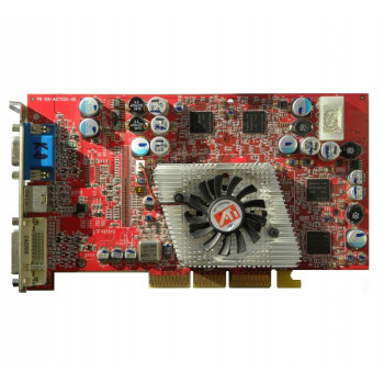 б/у Видеокарта AGP 128Mb ATI Radeon 9800Pro Sapphire