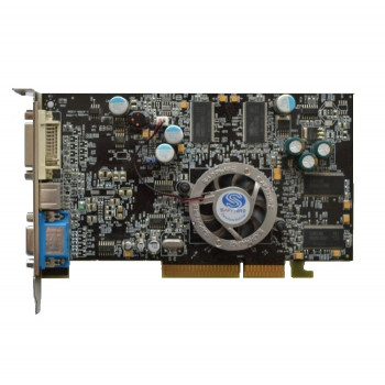б/у Видеокарта AGP 256Mb ATI Radeon 9600 Sapphire