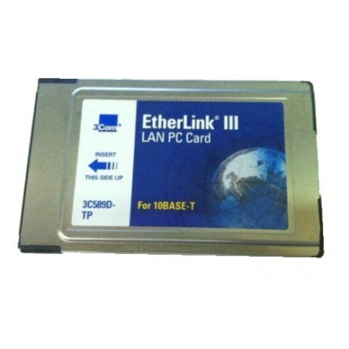 Контроллер PCMCIA – LAN RJ45 3Com EtherLink III 10Base-T 3C589D-TP