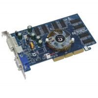 б/у Видеокарта AGP 128Mb Fx5500 GigaByte GV-N55128DP-E