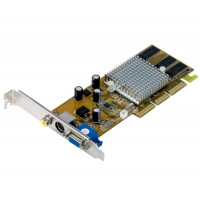 б/у Видеокарта AGP 64Mb Gf4 Mx440 Palit GEFORCE4 MX440 8X 64MB DDR