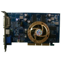 б/у Видеокарта AGP 128Mb Fx5600Xt GigaByte GV-N56X128D-P