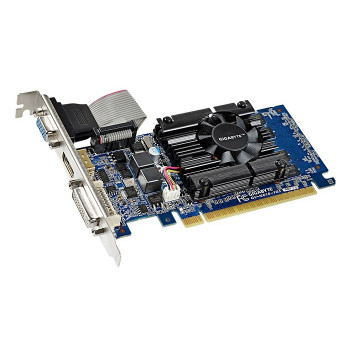 б/у Видеокарта PCI-E 2Gb GeForce Gt610 GigaByte rev:1.1