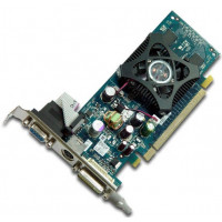 б/у Видеокарта PCI-E 256Mb GeForce Fx7300Le ECS 