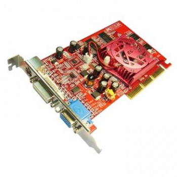 б/у Видеокарта PCI-E 128Mb GeForce Fx6200LE ECS