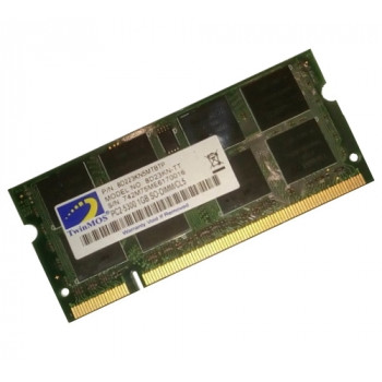 ОЗУ So-Dimm 1Gb PC2-5300, DDR2-667 TwinMOS 8D23KN-TT