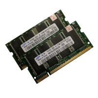 ОЗУ So-Dimm 1Gb PC-2700, DDR-333 Samsung M470L6524CU0-CB3 (Kit 2x512Mb)