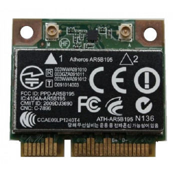 контроллер  WLAN Wi-Fi microPCI-Express Atheros AR5B195, T77H196.08  802.11 b/g/n 