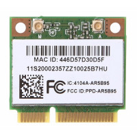 контроллер  WLAN Wi-Fi microPCI-Express Atheros AR5B95, 802.11 b/g\n 