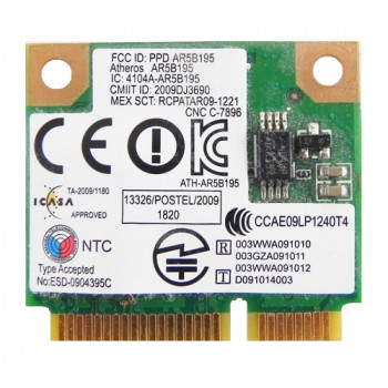 контроллер  WLAN Wi-Fi microPCI-Express Atheros AR5B195, PA-3894U-1MPC 802.11 b/g/n