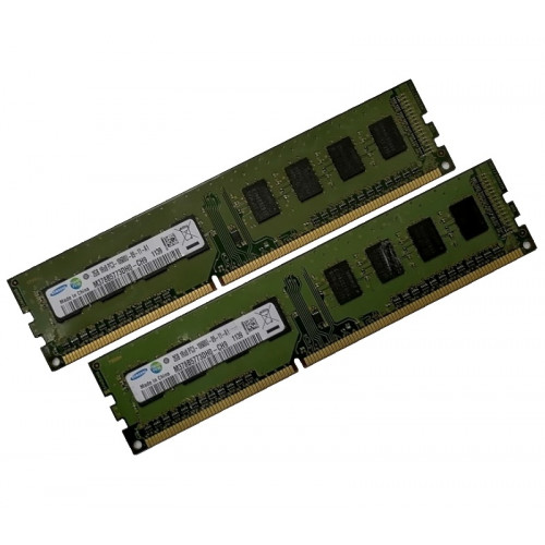 ОЗУ Dimm 4Gb PC3-10600(1333)DDR3 Samsung M378B5773DH0-CH9  (Kit 2x2Gb)