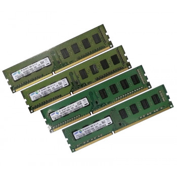 б/у ОЗУ Dimm 8Gb PC3-10600(1333)DDR3 Samsung M378B5x73xx0-CH9  (Kit 4x2Gb)