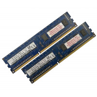 б/у ОЗУ Dimm 4Gb PC3-12800(1600)DDR3 SK Hynix MT325U6CFR8C-PB (Kit 2x2Gb)