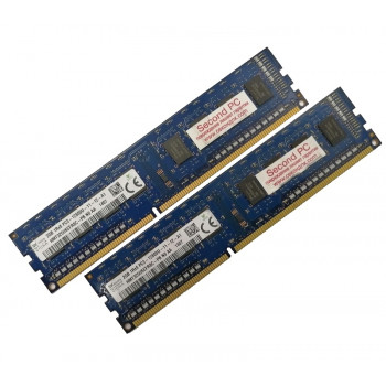 б/у ОЗУ Dimm 4Gb PC3-12800(1600)DDR3 SK Hynix MT325U6CFR8C-PB (Kit 2x2Gb)
