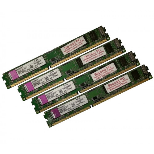 ОЗУ Dimm 8Gb PC3-10600(1333)DDR3 Kingston KVR1333D3N9/2G  (Kit 4x2Gb)