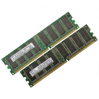 ОЗУ Dimm 1Gb PC-3200(400)DDR Samsung M368L6523DUS-CCC (Kit 2x512Mb)