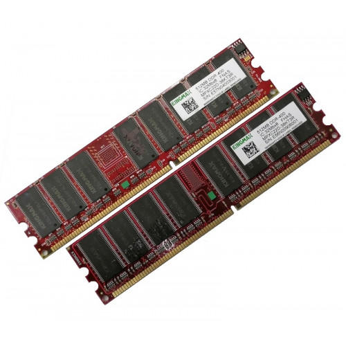ОЗУ Dimm 1Gb PC-3200(400)DDR KingMAX MPXC22D-38KT3R (Kit 2x512Mb)