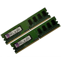 ОЗУ Dimm 4Gb PC2-6400(800)DDR2 Kingston KVR800D2N6K2/2G 99U5315-051.A00LF  (Kit 2x2Gb)