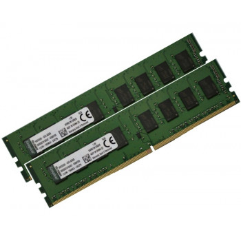 б/у ОЗУ Dimm 16Gb PC4-17000(2133)DDR4 Kingston KVR21N15S8/8   (Kit 2x8Gb)