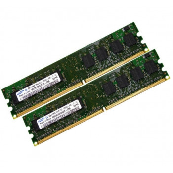 ОЗУ Dimm 1Gb PC2-5300(667)DDR2 Samsung M378T6553EZS-CE6  (Kit 2x512Mb)