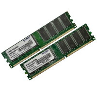  ОЗУ Dimm 2Gb PC-3200(400)DDR Patriot PSD1G400 (Kit 2x1Gb)