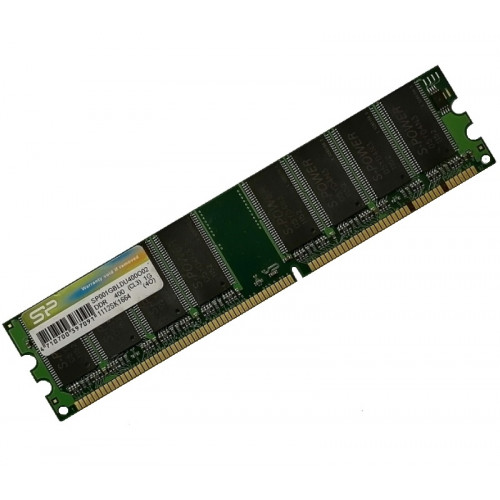ОЗУ Dimm 1Gb PC-3200(400)DDR Silicon Power SP001GBLDU400OD2