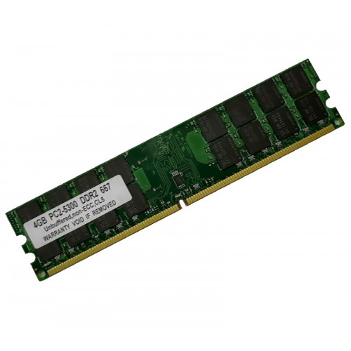ОЗУ Dimm 4Gb PC2-5300(667)DDR2 Kinlstuo-Samsung K4T1GO44QQ (для AMD)
