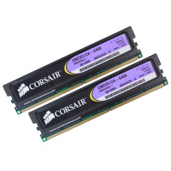 ОЗУ Dimm 1Gb PC2-6400(800)DDR2 Corsair CM2X512A-6400 (Kit 2x512Mb) 