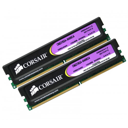 ОЗУ Dimm 2Gb PC2-6400(800)DDR2 Corsair CM2X1024-6400 (Kit 2x1Gb)