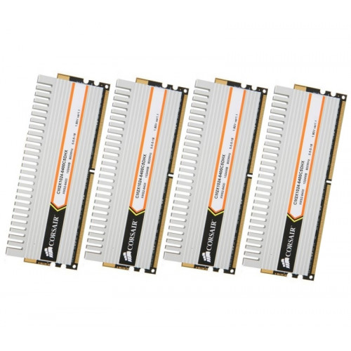 ОЗУ Dimm 4Gb PC2-6400(800)DDR2 Corsair CM2X1024-6400С5DHX (Kit 4x1Gb) 