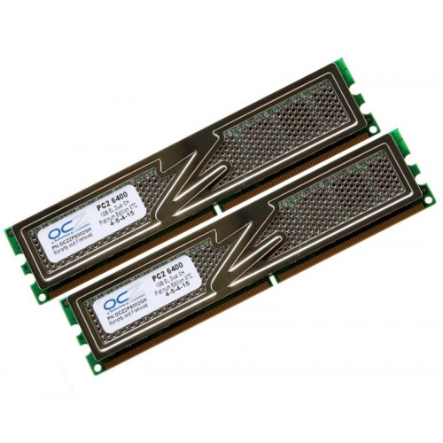 ОЗУ Dimm 2Gb PC2-6400(800)DDR2 OCZ Platinum Edition XTC OCZ2P8002GK (Kit 2x1Gb)