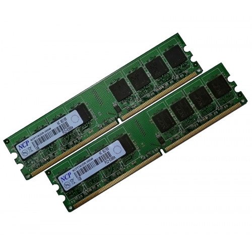 ОЗУ Dimm 2Gb PC2-5300(667)DDR2 NCP NC02159  (Kit 2x1Gb)