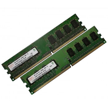 ОЗУ Dimm 2Gb PC2-6400(800)DDR2 Hynix HYMP112U64CP8-S6 (Kit 2x1Gb)