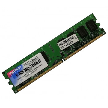 б/у ОЗУ Dimm 1Gb PC2-6400(800)DDR2 Patriot PSD21G80002