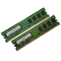 ОЗУ Dimm 2Gb PC2-6400(800)DDR2 Samsung M378T2953EZ3-CF7 (Kit 2x1Gb)