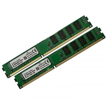 б/у ОЗУ Dimm 16Gb PC3-12800(1600)DDR3 Kingston KVR16N11/8  (Kit 2x8Gb)