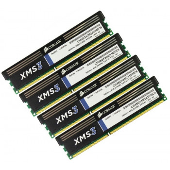 б/у ОЗУ Dimm 16Gb PC3-12800(1600)DDR3 Corsair XMS3 CMX8GX3M2A1600C9 (Kit 4x4Gb)