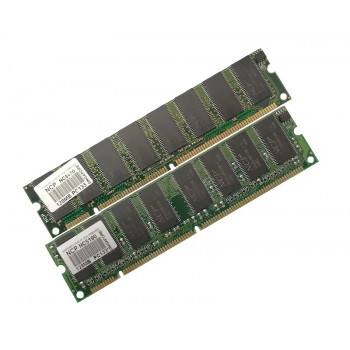 б/у SDRAM  256Mb PC-133 NCP NC4450+NC5190 (Kit 2x128Mb)