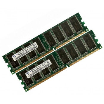 ОЗУ Dimm 2Gb PC-3200(400)DDR Samsung M368L2923CUN-CCC (Kit 2x1Gb)