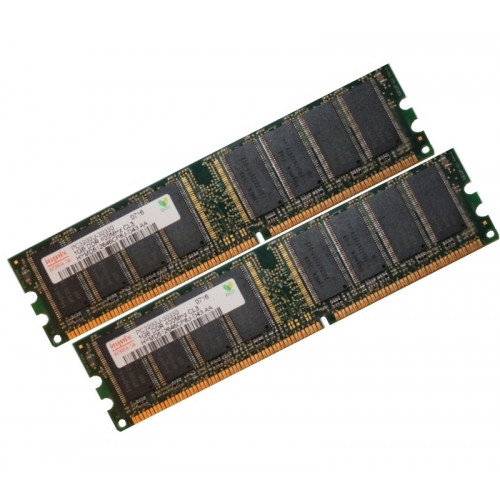 ОЗУ Dimm 2Gb PC-3200(400)DDR Hynix HYMD512646CP8  (Kit 2x1Gb)