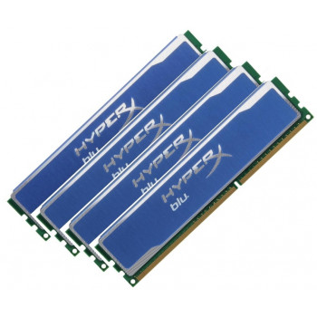 ОЗУ Dimm 32Gb PC3-10600(1333)DDR3 Kingston HyperX Blu KHX13C9B1K2/16 (Kit 4x8Gb)