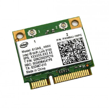 контроллер WLAN Wi-Fi microPCI-Express Intel 512AG-HMW, WiFi Link 5100 , 802.11 b/g