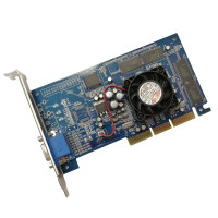 б/у Видеокарта AGP 64Mb Gf2 Mx400 Palit Mx400 64m w/fan